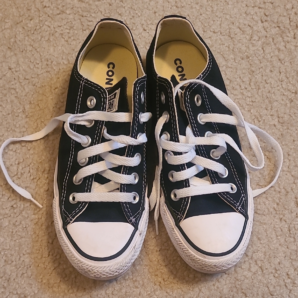 Converse Black and White Chuck Taylor Sneakers